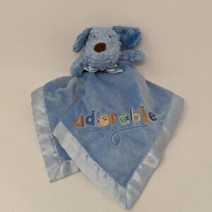 Baby Baby Blue Puppy Dog Baby Lovey Security Blanket Adorable